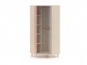 Design Plus Studio Kuchni & Salon Meblowy | Mevel 01 Piasek pustyni/Millennial pink - szafa narożna 2D | 