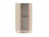 Design Plus Studio Kuchni & Salon Meblowy | Mevel 01 Piasek pustyni/Millennial pink - szafa narożna 2D | 