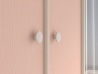 Design Plus Studio Kuchni & Salon Meblowy | Mevel 02 Piasek pustyni/Millennial pink - szafa 2D | 