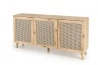 Design Plus Studio Kuchni & Salon Meblowy | BORNEO KM-1 komoda dąb artisan/czarny (2p1szt) | 2010001194132