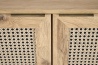 Design Plus Studio Kuchni & Salon Meblowy | BORNEO KM-1 komoda dąb artisan/czarny (2p1szt) | 2010001194132