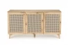 Design Plus Studio Kuchni & Salon Meblowy | BORNEO KM-1 komoda dąb artisan/czarny (2p1szt) | 2010001194132