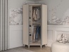 Design Plus Studio Kuchni & Salon Meblowy | Mevel 01 Piasek pustyni/szary pallad - szafa narożna 2D | 
