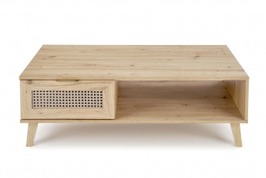 Design Plus Studio Kuchni & Salon Meblowy | BORNEO LAW-1 ława dąb artisan/czarny (2p1szt) | 2010001194170