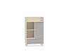 Design Plus Studio Kuchni & Salon Meblowy | Mevel 04 Piasek pustyni/szary pallad - komoda 1D1S | 
