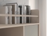 Design Plus Studio Kuchni & Salon Meblowy | Mevel 04 Piasek pustyni/szary pallad - komoda 1D1S | 