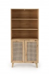 Design Plus Studio Kuchni & Salon Meblowy | BORNEO REG-1 regał dąb artisan/czarny (2p1szt) | 2010001194156
