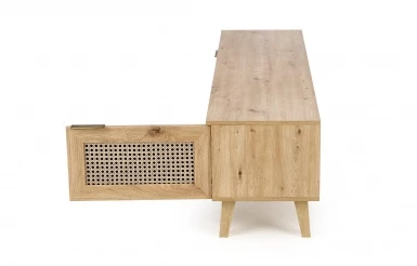 Design Plus Studio Kuchni & Salon Meblowy | BORNEO RTV-1 stolik RTV dąb artisan/czarny (1p1szt) | 2010001194187