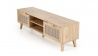 Design Plus Studio Kuchni & Salon Meblowy | BORNEO RTV-1 stolik RTV dąb artisan/czarny (1p1szt) | 2010001194187