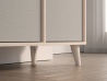 Design Plus Studio Kuchni & Salon Meblowy | Mevel 05 Piasek pustyni/szary pallad - komoda 1D3S | 