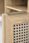 Design Plus Studio Kuchni & Salon Meblowy | BORNEO RTV-1 stolik RTV dąb artisan/czarny (1p1szt) | 2010001194187