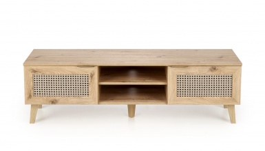 Design Plus Studio Kuchni & Salon Meblowy | BORNEO RTV-1 stolik RTV dąb artisan/czarny (1p1szt) | 2010001194187