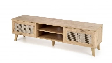 Design Plus Studio Kuchni & Salon Meblowy | BORNEO RTV-1 stolik RTV dąb artisan/czarny (1p1szt) | 2010001194187