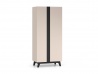 Design Plus Studio Kuchni & Salon Meblowy | Freshion 01 cashmere/czarny - szafa 2D | 