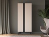 Design Plus Studio Kuchni & Salon Meblowy | Freshion 01 cashmere/czarny - szafa 2D | 