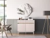 Design Plus Studio Kuchni & Salon Meblowy | Dunea 06 cashmere / dąb cremona torro - komoda 2D2S | 