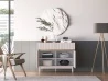 Design Plus Studio Kuchni & Salon Meblowy | Dunea 06 cashmere / dąb cremona torro - komoda 2D2S | 