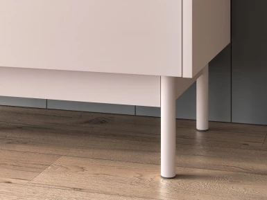 Design Plus Studio Kuchni & Salon Meblowy | Dunea 06 cashmere / dąb cremona torro - komoda 2D2S | 