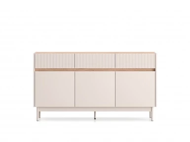 Design Plus Studio Kuchni & Salon Meblowy | Dunea 05 cashmere / dąb cremona torro - komoda 3D3S | 