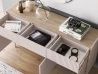 Design Plus Studio Kuchni & Salon Meblowy | Dunea 05 cashmere / dąb cremona torro - komoda 3D3S | 