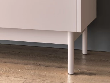 Design Plus Studio Kuchni & Salon Meblowy | Dunea 05 cashmere / dąb cremona torro - komoda 3D3S | 