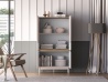Design Plus Studio Kuchni & Salon Meblowy | Dunea 04 cashmere / dąb cremona torro - komoda 4D | 