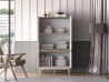 Design Plus Studio Kuchni & Salon Meblowy | Dunea 04 cashmere / dąb cremona torro - komoda 4D | 