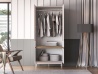 Design Plus Studio Kuchni & Salon Meblowy | Dunea 01 cashmere / dąb cremona torro - szafa 4D | 