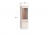 Design Plus Studio Kuchni & Salon Meblowy | Dunea 02 cashmere / dąb cremona torro - witryna 1D1W | 