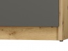 Design Plus Studio Kuchni & Salon Meblowy | FINI 08 korpus dąb artisan/front biały/wstawka antracyt - biurko | 