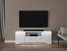 Design Plus Studio Kuchni & Salon Meblowy | GLAMOUR 03 biały alpejski - RTV | 