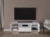 Design Plus Studio Kuchni & Salon Meblowy | GLAMOUR 03 biały alpejski - RTV | 