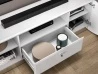 Design Plus Studio Kuchni & Salon Meblowy | GLAMOUR 03 biały alpejski - RTV | 