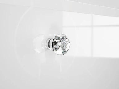 Design Plus Studio Kuchni & Salon Meblowy | GLAMOUR 03 biały alpejski - RTV | 