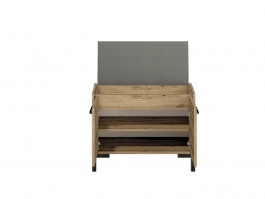 Design Plus Studio Kuchni & Salon Meblowy | Nevio 04 Dąb artisan - szafka na buty | 