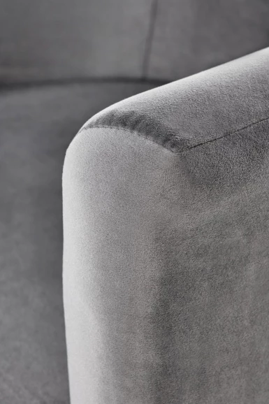 Design Plus Studio Kuchni & Salon Meblowy | CLUBBY 2 fotel wypoczynkowy popielaty / naturalny (1p1szt) | 2010001189855