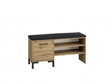 Design Plus Studio Kuchni & Salon Meblowy | Nevio 05 Dąb artisan - szafka na buty | 