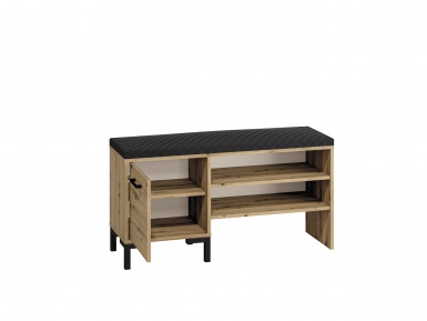 Design Plus Studio Kuchni & Salon Meblowy | Nevio 05 Dąb artisan - szafka na buty | 