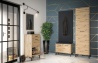 Design Plus Studio Kuchni & Salon Meblowy | Nevio 04 Dąb artisan - szafka na buty | 
