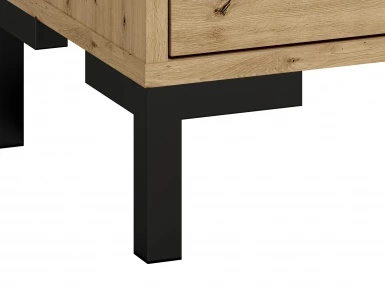 Design Plus Studio Kuchni & Salon Meblowy | Nevio 05 Dąb artisan - szafka na buty | 