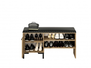 Design Plus Studio Kuchni & Salon Meblowy | Nevio 05 Dąb artisan - szafka na buty | 