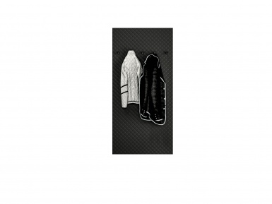 Design Plus Studio Kuchni & Salon Meblowy | Nevio 06 Dąb artisan - wieszak tapierowany | 