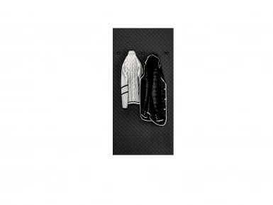 Design Plus Studio Kuchni & Salon Meblowy | Nevio 06 Dąb artisan - wieszak tapierowany | 
