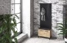 Design Plus Studio Kuchni & Salon Meblowy | Nevio 06 Dąb artisan - wieszak tapierowany | 