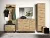 Design Plus Studio Kuchni & Salon Meblowy | Nevio 08 Dąb artisan - lustro | 
