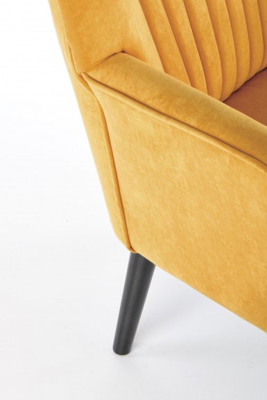 Design Plus Studio Kuchni & Salon Meblowy | DELGADO fotel wypoczynkowy musztardowy | 2010001182153