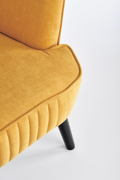Design Plus Studio Kuchni & Salon Meblowy | DELGADO fotel wypoczynkowy musztardowy | 2010001182153