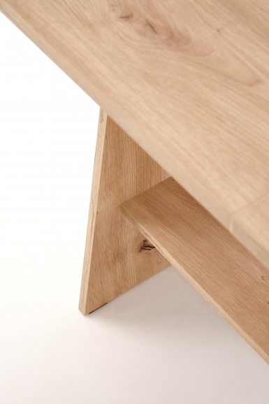 Design Plus Studio Kuchni & Salon Meblowy | ERIKA ławostół rozkładany dąb artisan (3p1szt) | 5905248137271