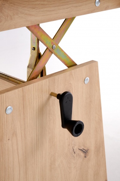Design Plus Studio Kuchni & Salon Meblowy | ERIKA ławostół rozkładany dąb artisan (3p1szt) | 5905248137271