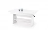 Design Plus Studio Kuchni & Salon Meblowy | ERIKA ławostół rozkładany biały (3p1szt) | 5905248137264